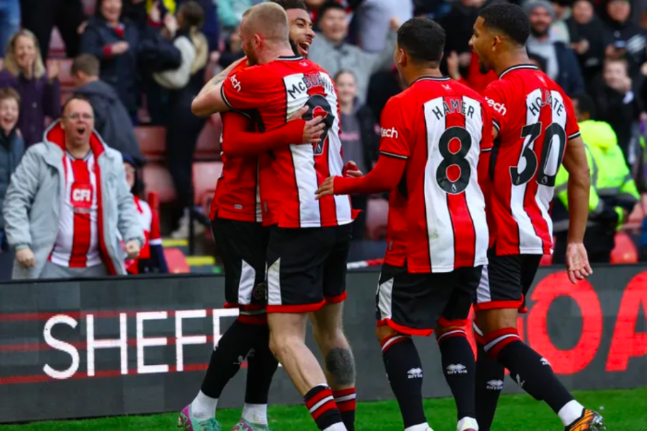 谢菲联主场击败伯恩利，实现主场连胜